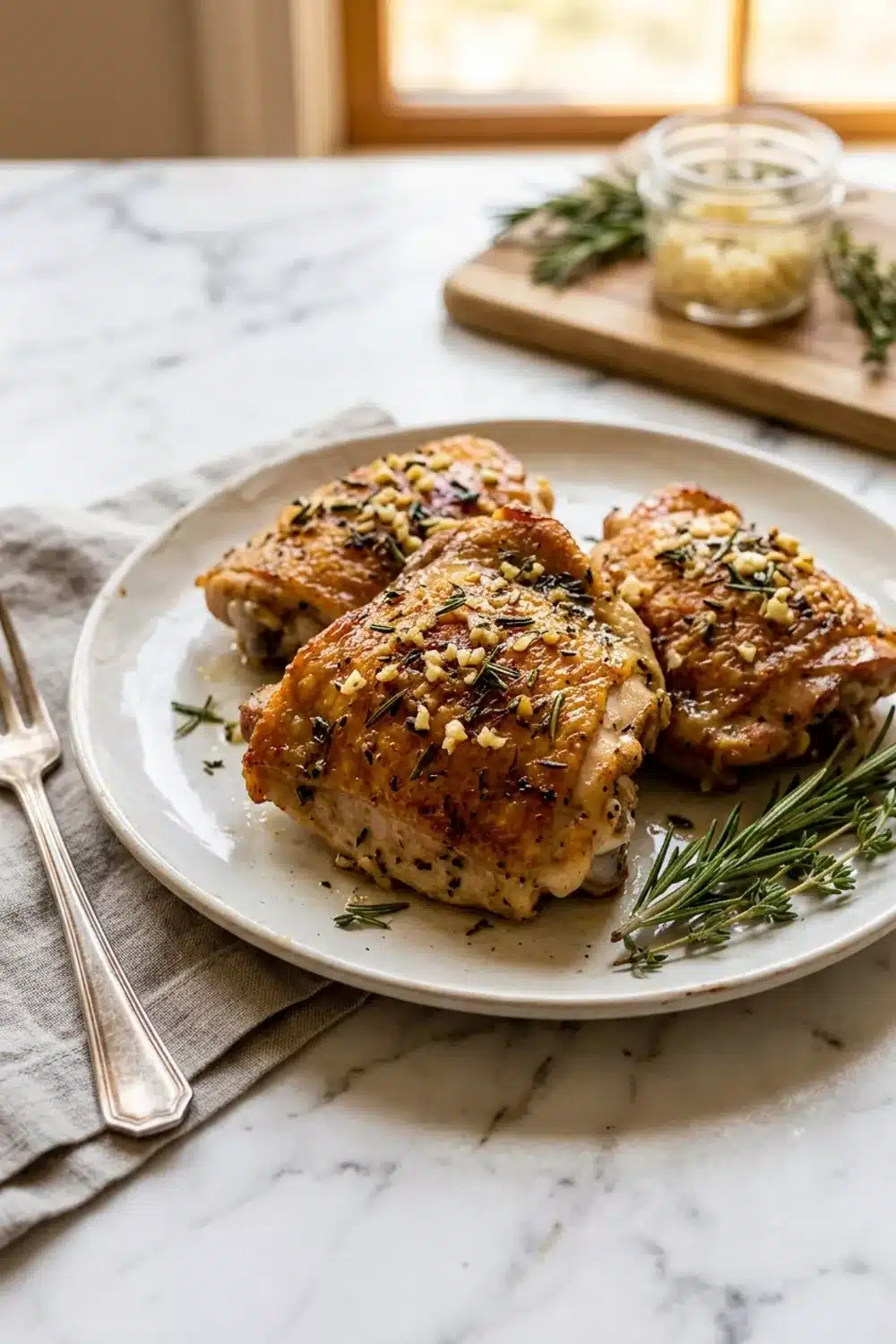 Garlic Herb Chicken Thighs: A Perfect Family Dinner in Minutes