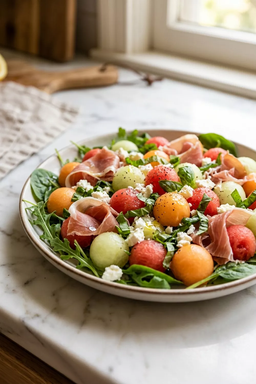 Melon Prosciutto Salad Recipe for Healthy Eaters
