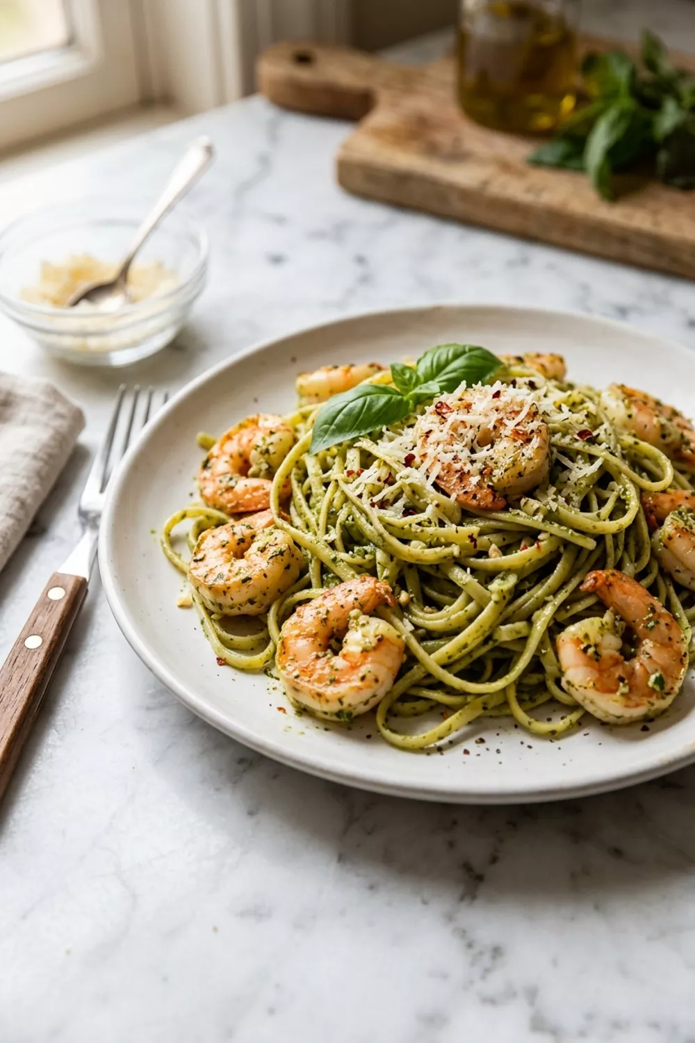 Pesto Shrimp Pasta: A Quick and Delicious Meal for Busy Families