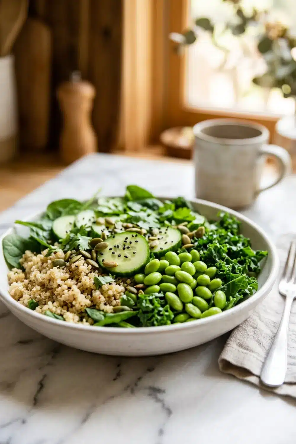 Summer Detox Green Bowl: A Refreshing Nutrient-Packed Meal for Healthy Eaters