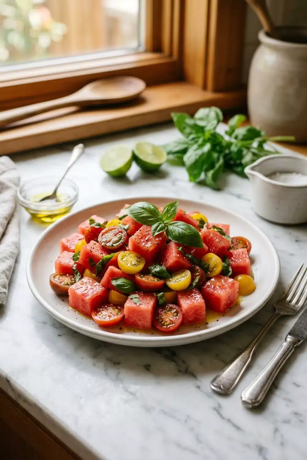 Tomato Watermelon Salad: A Refreshing Delight for Healthy Eaters