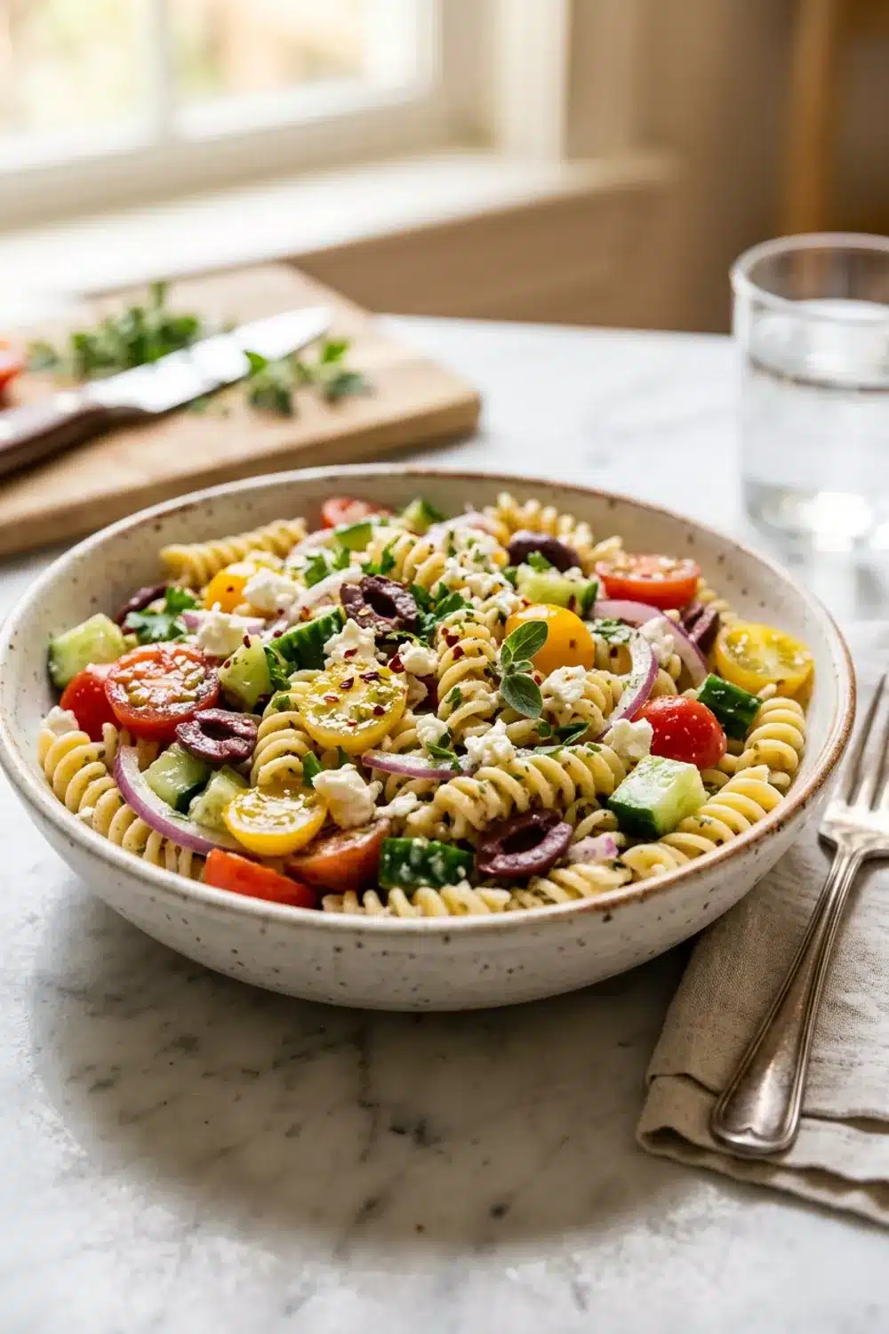 Viral Greek Salad Pasta: The Ultimate Summer Food Sensation