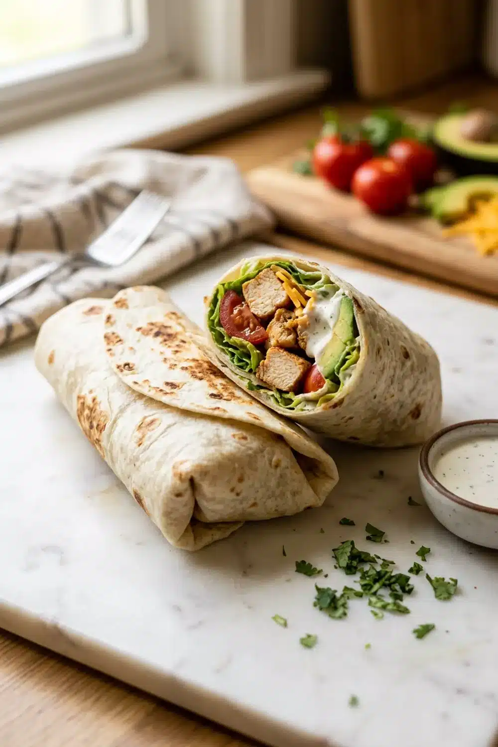 Back to School Chicken Wraps for Busy Families
