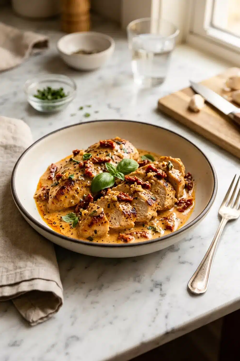 Creamy Sun-Dried Tomato Chicken: A Quick and Delicious Meal for Busy Families