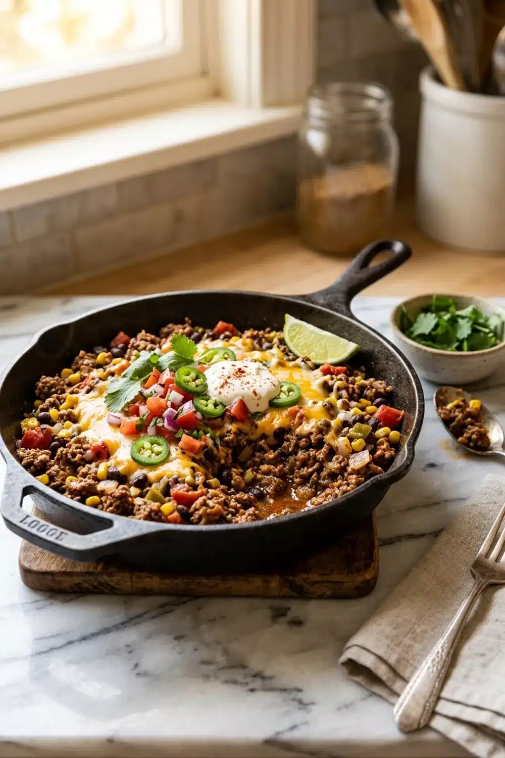 Ground Beef Taco Skillet Recipe for Busy Families