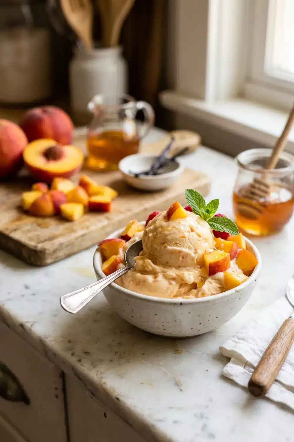 Delicious Peach Frozen Yogurt Recipe for Dessert Lovers