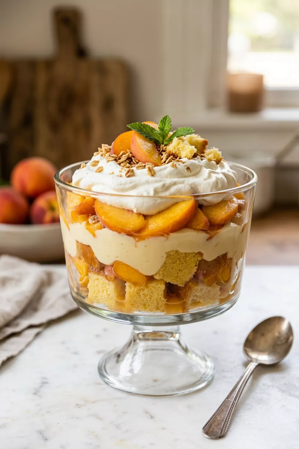 Delicious Peach Trifle Recipe for Dessert Lovers