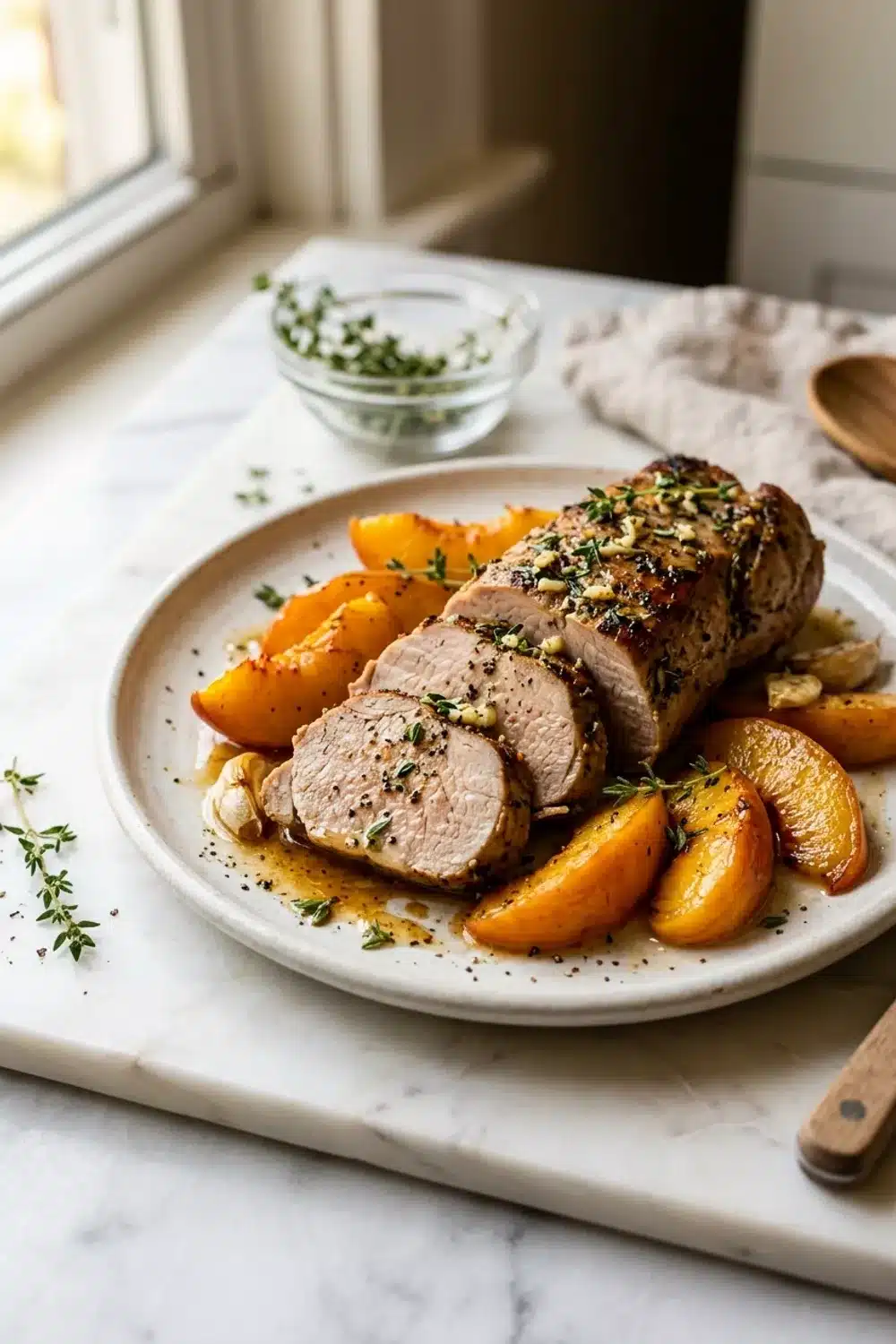 Pork Tenderloin with Peaches: A Juicy and Flavorful Delight for Home Cooks