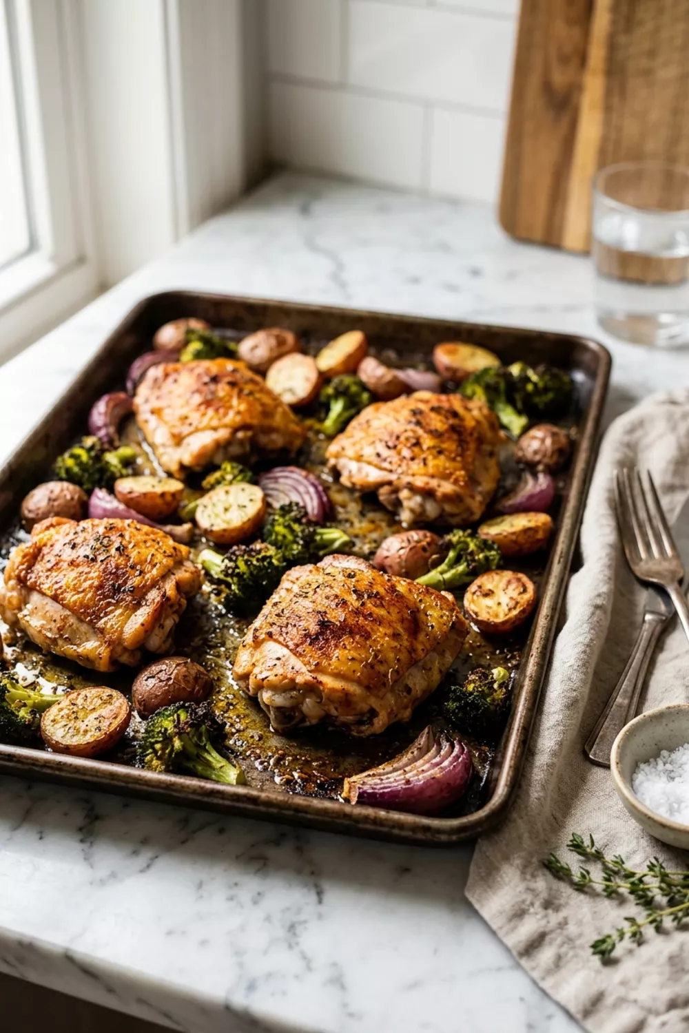 Sheet Pan Chicken Thighs: The Perfect Busy Family Dinner