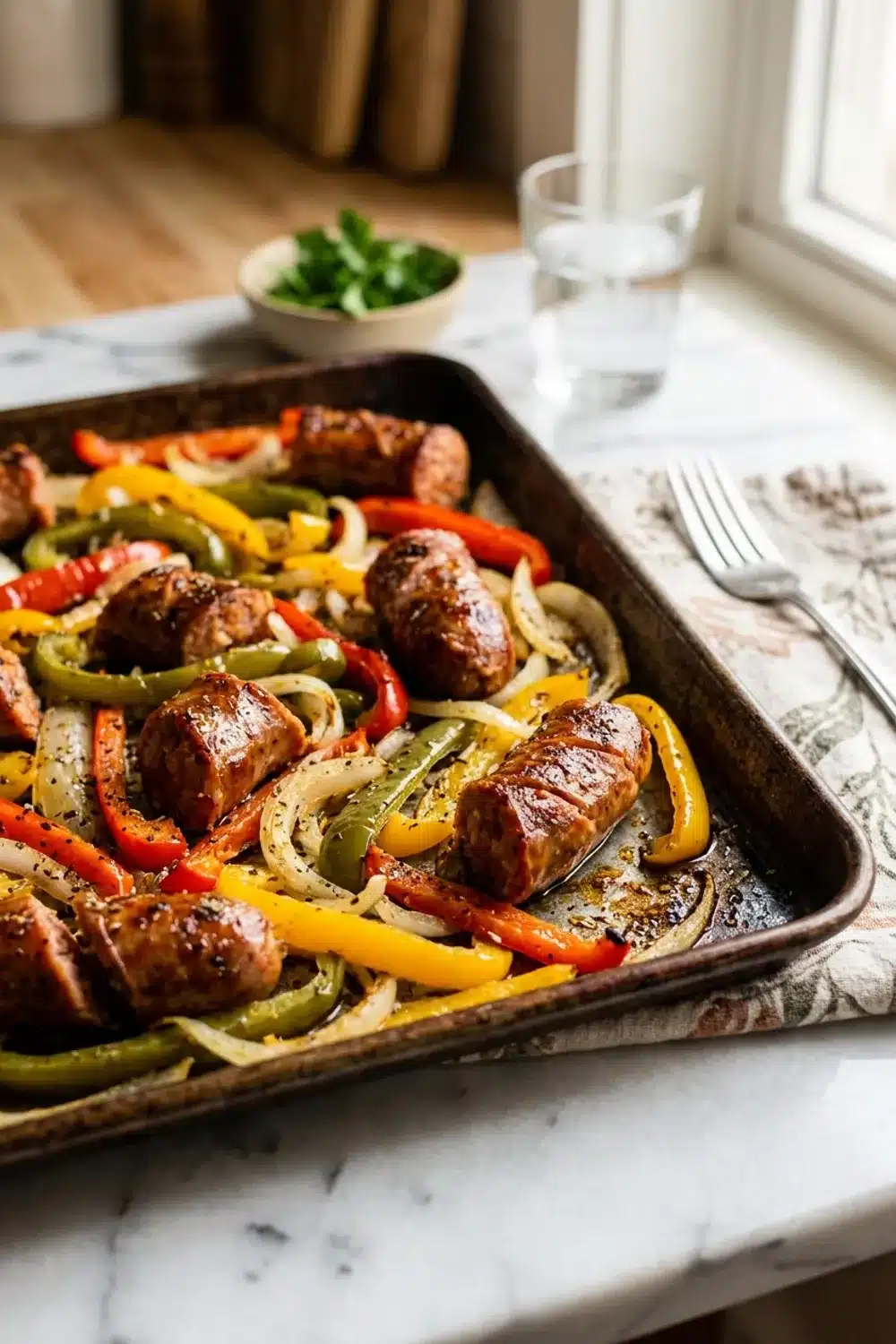 Sheet Pan Sausage and Peppers: A Quick and Flavorful Dinner for Busy Families